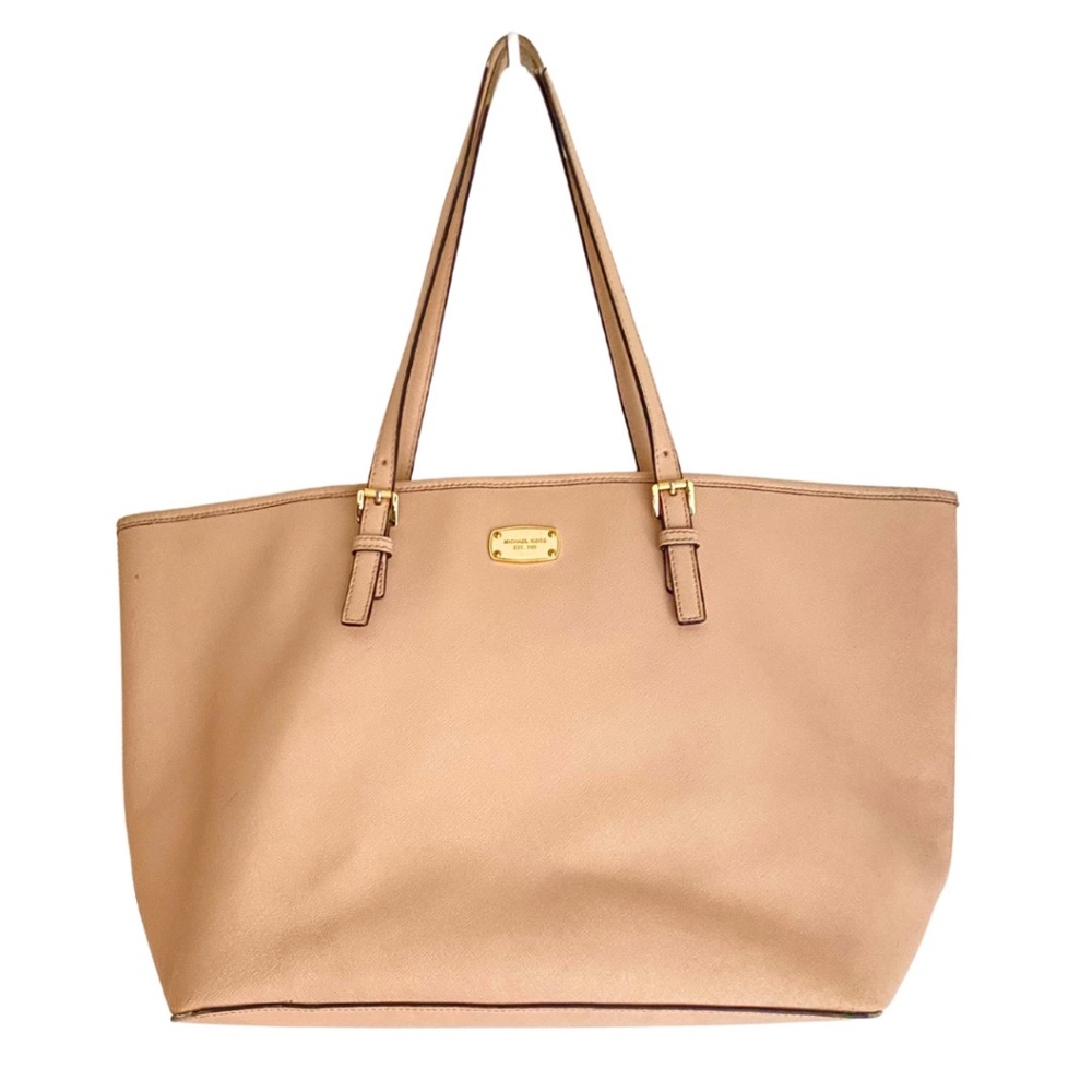 Michael Kors East 1981 Large Saffiano Leather Tote Bag Soft Pink
